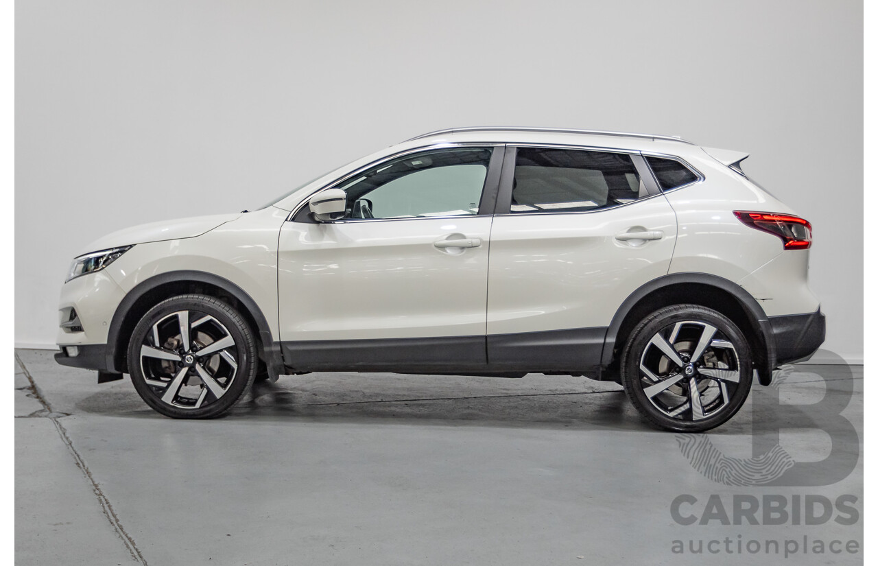 12/2018 Nissan Qashqai Ti J11 MY18 4D Wagon White 2.0L