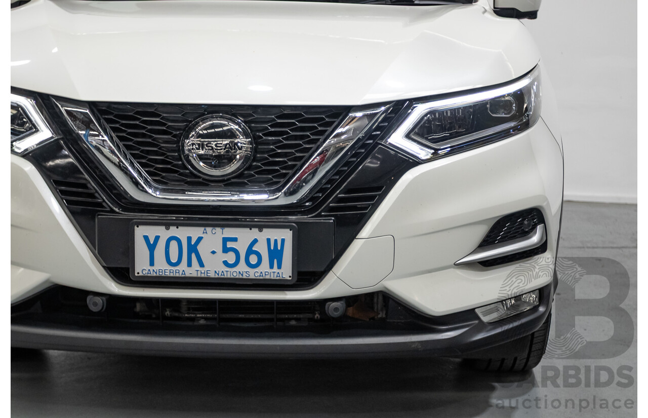 12/2018 Nissan Qashqai Ti J11 MY18 4D Wagon White 2.0L