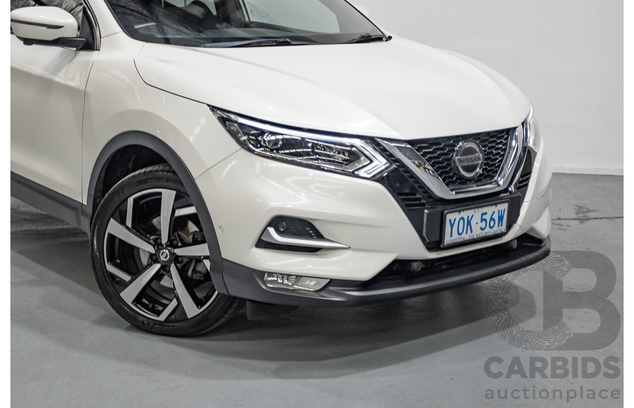 12/2018 Nissan Qashqai Ti J11 MY18 4D Wagon White 2.0L