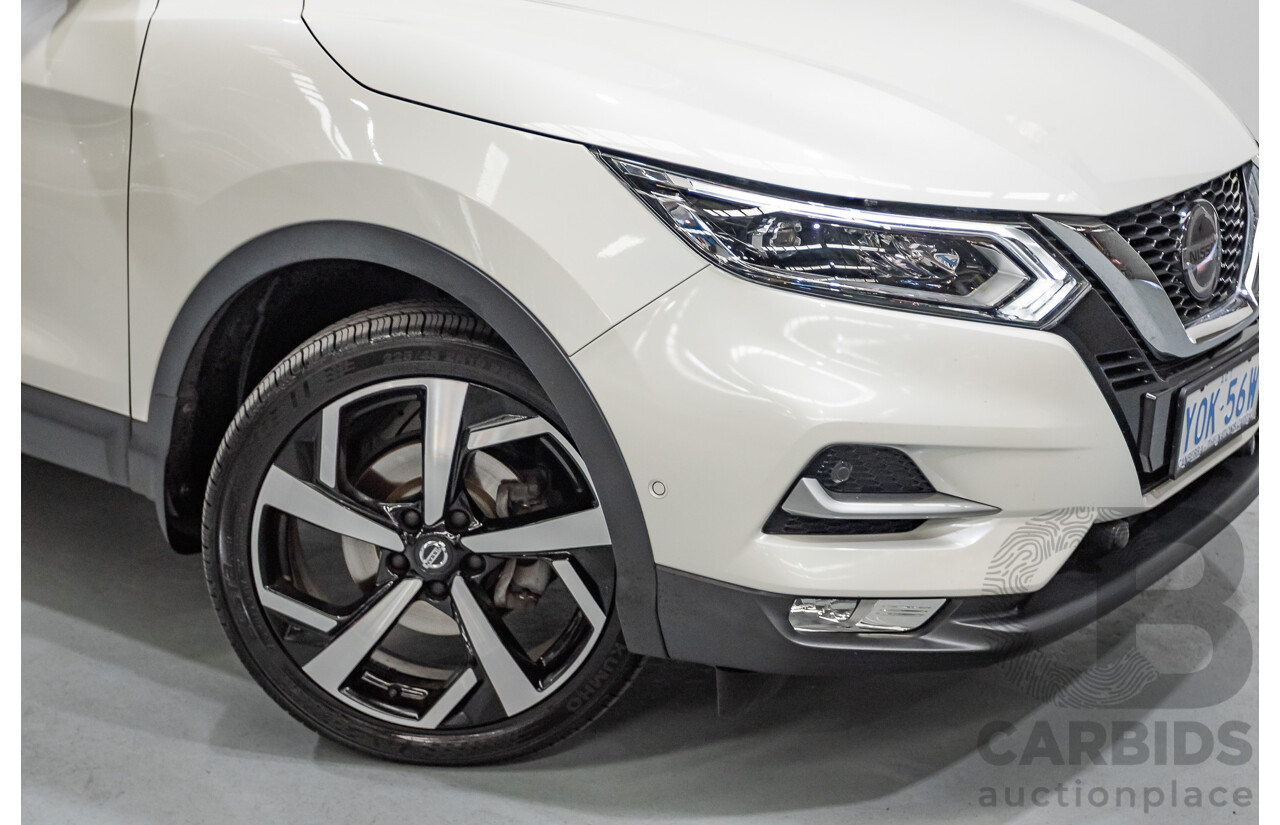 12/2018 Nissan Qashqai Ti J11 MY18 4D Wagon White 2.0L