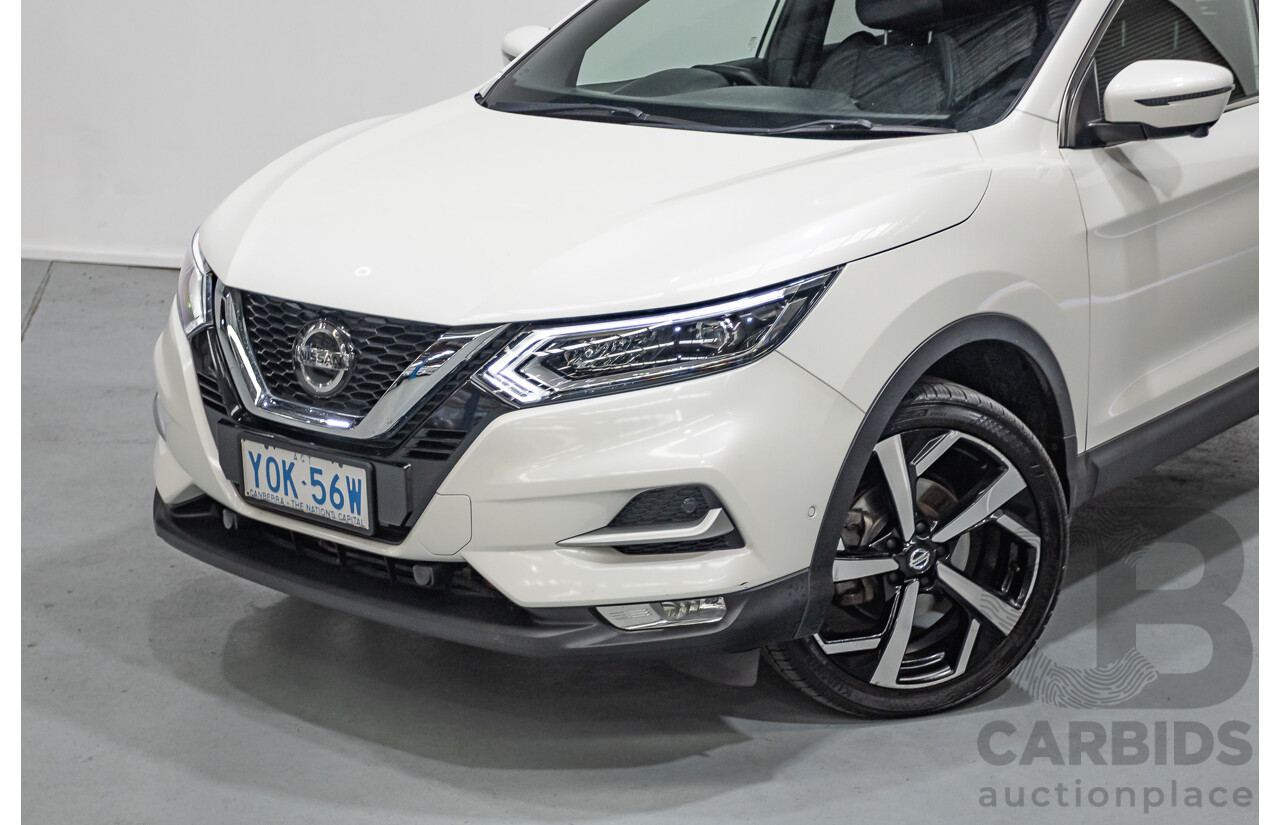 12/2018 Nissan Qashqai Ti J11 MY18 4D Wagon White 2.0L