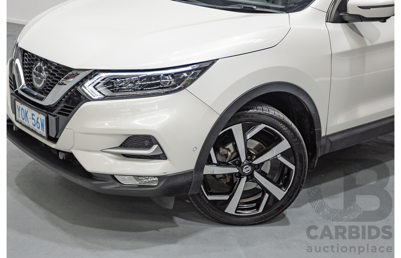 12/2018 Nissan Qashqai Ti J11 MY18 4D Wagon White 2.0L