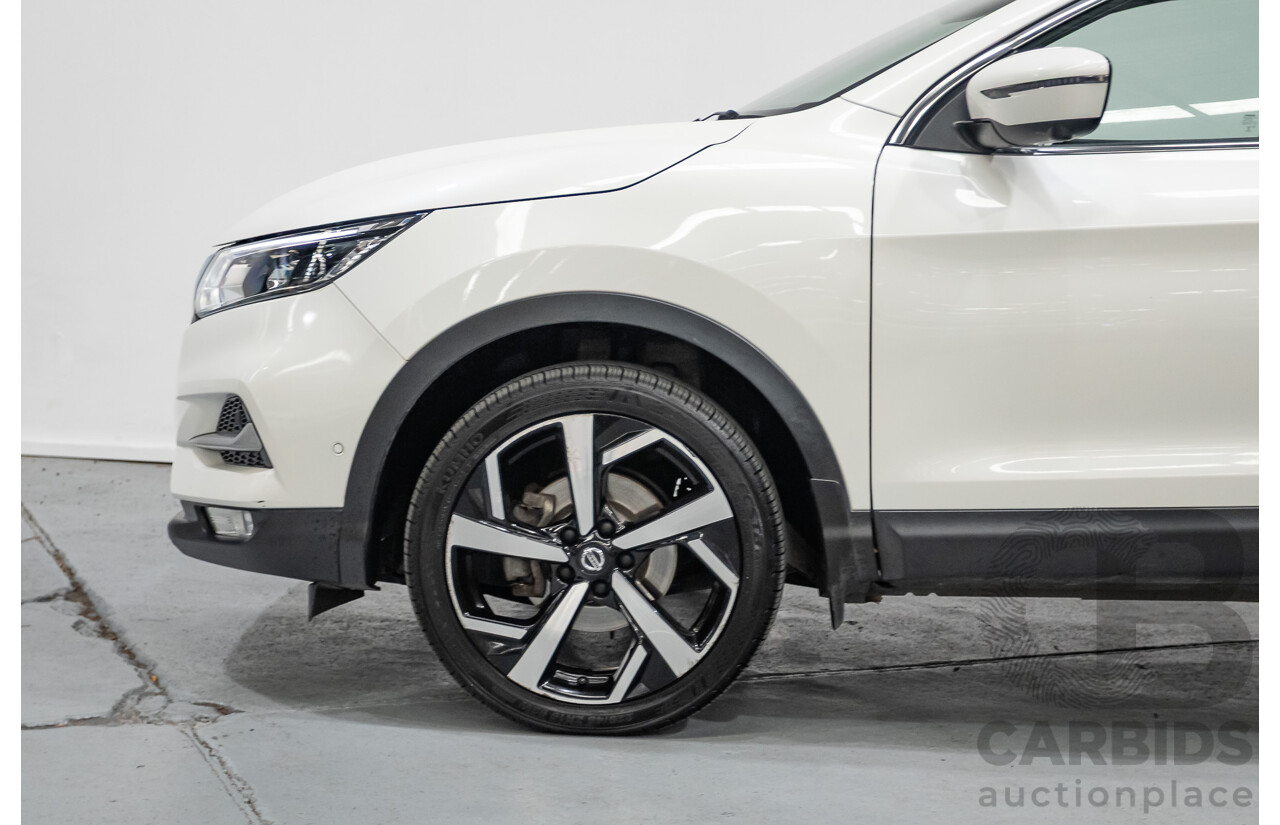 12/2018 Nissan Qashqai Ti J11 MY18 4D Wagon White 2.0L