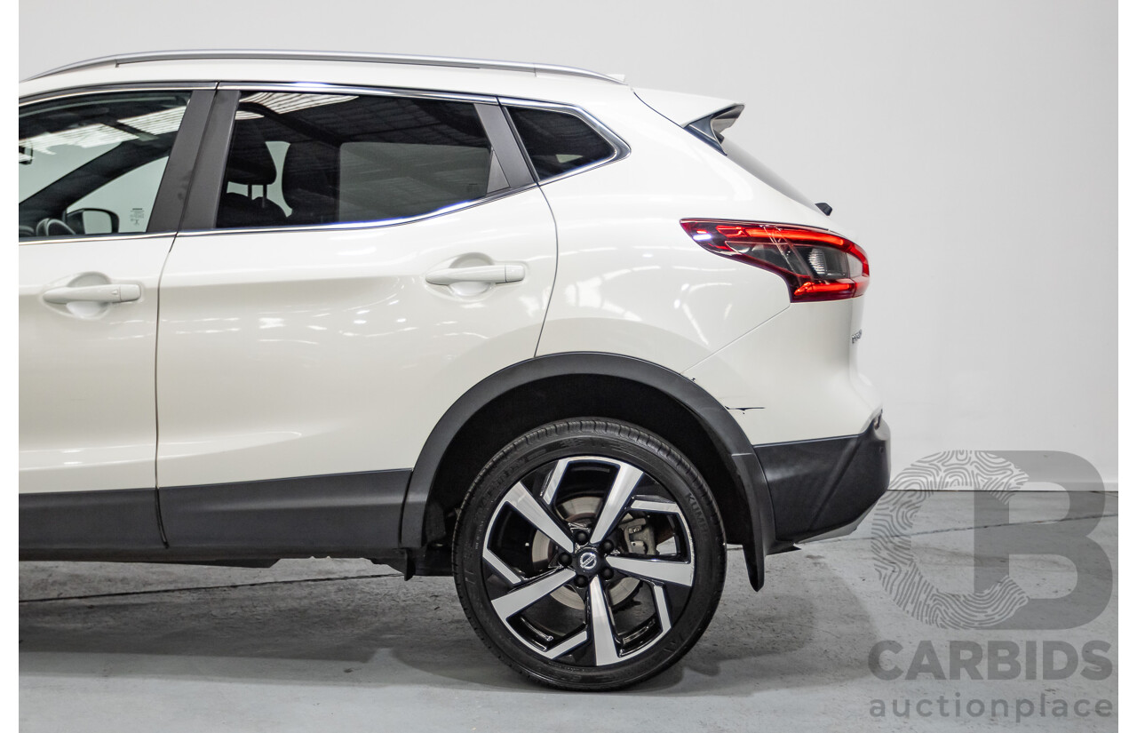 12/2018 Nissan Qashqai Ti J11 MY18 4D Wagon White 2.0L