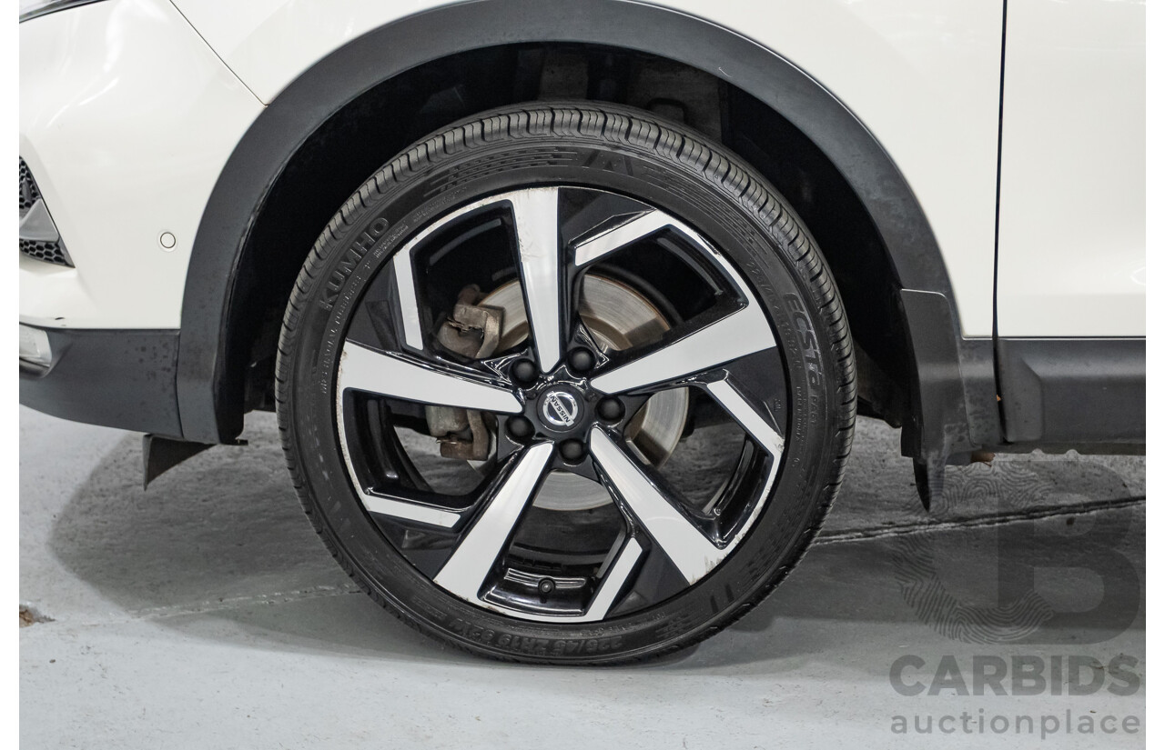12/2018 Nissan Qashqai Ti J11 MY18 4D Wagon White 2.0L