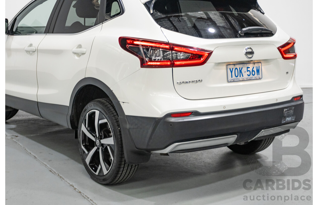 12/2018 Nissan Qashqai Ti J11 MY18 4D Wagon White 2.0L