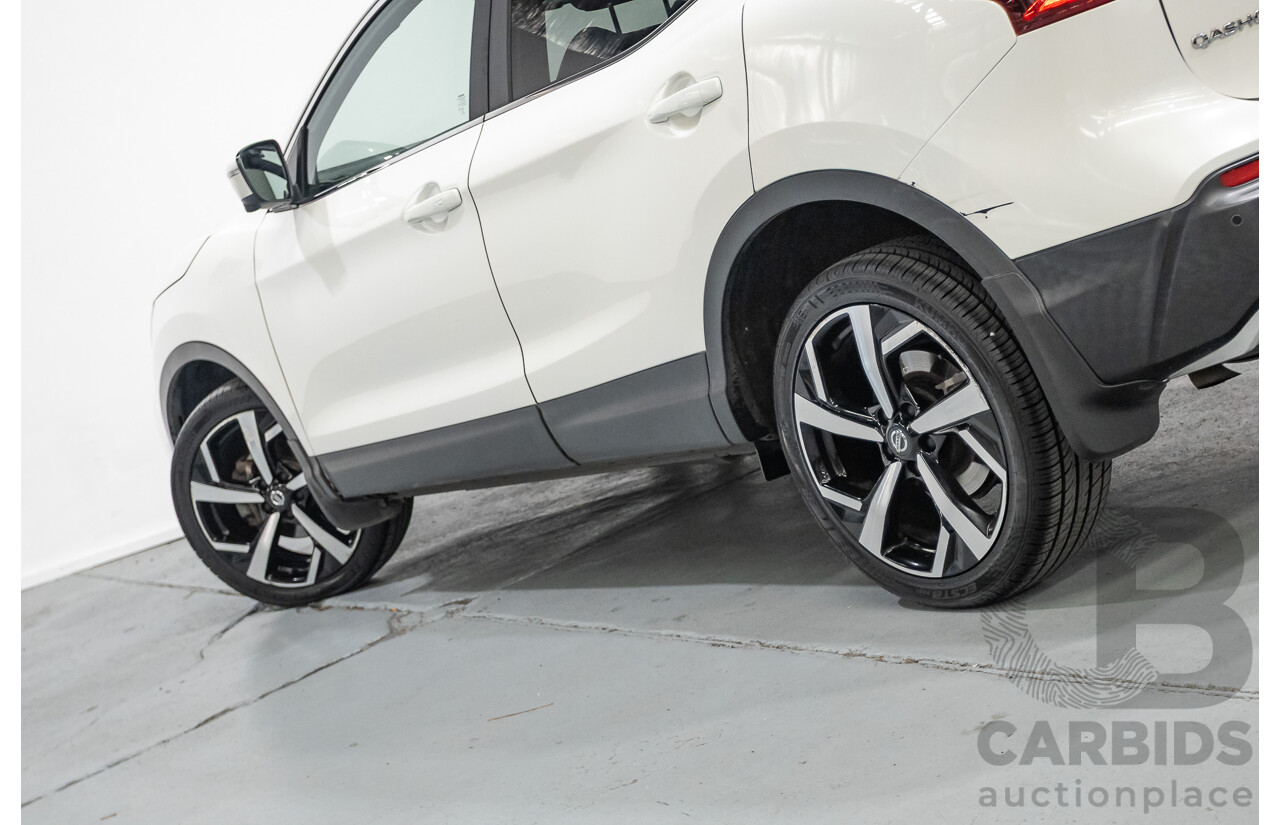 12/2018 Nissan Qashqai Ti J11 MY18 4D Wagon White 2.0L