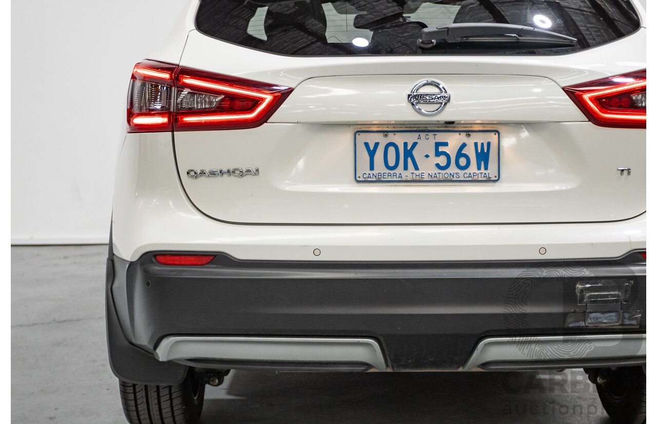12/2018 Nissan Qashqai Ti J11 MY18 4D Wagon White 2.0L