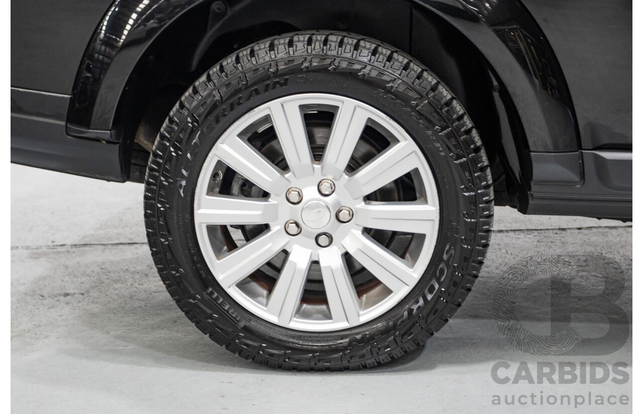 11/2014 Land Rover Discovery 3.0 TDV6 (4x4) MY15 4D Wagon Santorini Black Metallic Turbo Diesel 3.0L - 7 Seater