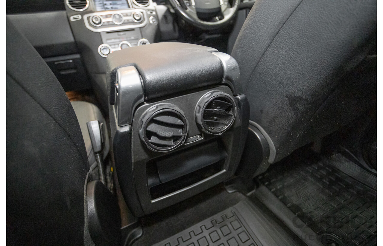 11/2014 Land Rover Discovery 3.0 TDV6 (4x4) MY15 4D Wagon Santorini Black Metallic Turbo Diesel 3.0L - 7 Seater