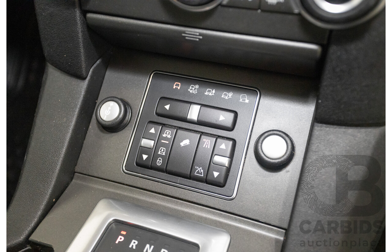 11/2014 Land Rover Discovery 3.0 TDV6 (4x4) MY15 4D Wagon Santorini Black Metallic Turbo Diesel 3.0L - 7 Seater