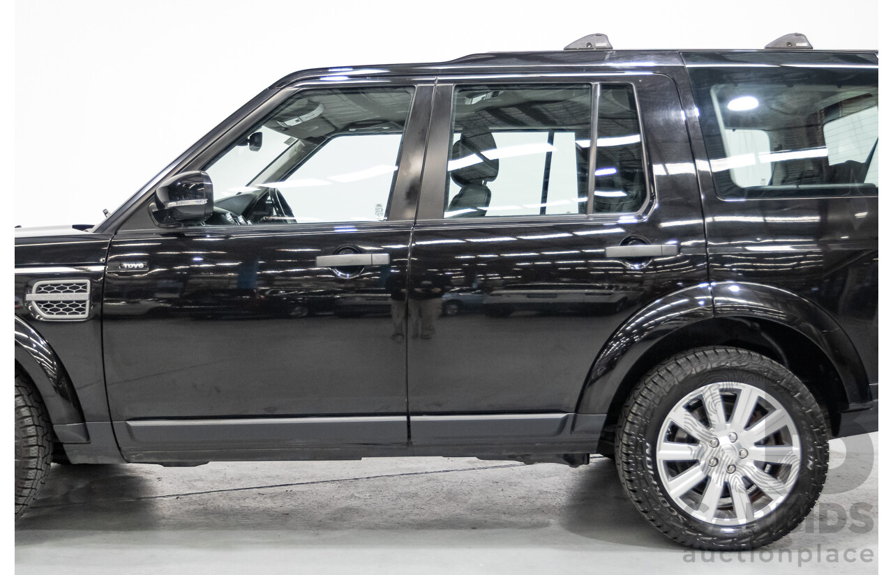 11/2014 Land Rover Discovery 3.0 TDV6 (4x4) MY15 4D Wagon Santorini Black Metallic Turbo Diesel 3.0L - 7 Seater