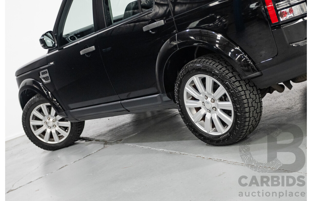 11/2014 Land Rover Discovery 3.0 TDV6 (4x4) MY15 4D Wagon Santorini Black Metallic Turbo Diesel 3.0L - 7 Seater