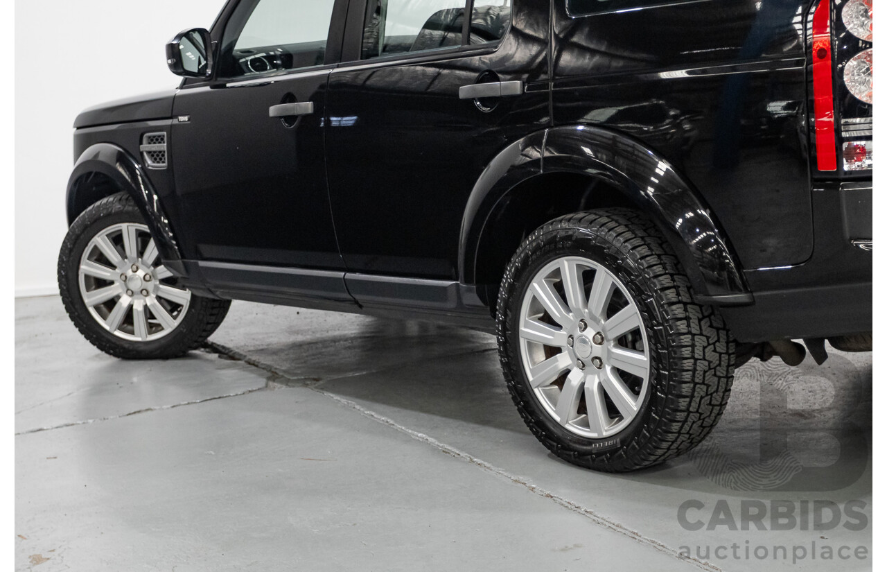 11/2014 Land Rover Discovery 3.0 TDV6 (4x4) MY15 4D Wagon Santorini Black Metallic Turbo Diesel 3.0L - 7 Seater