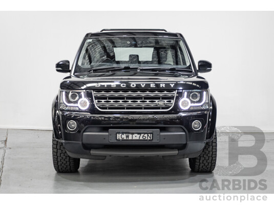 11/2014 Land Rover Discovery 3.0 TDV6 (4x4) MY15 4D Wagon Santorini Black Metallic Turbo Diesel 3.0L - 7 Seater