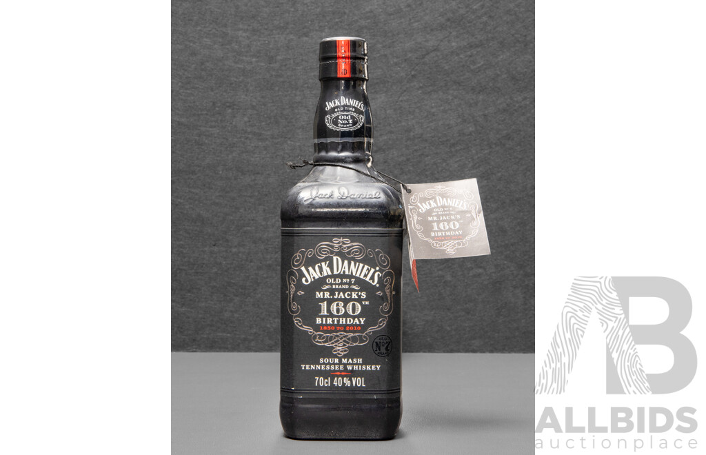 Jack Daniels Mr Jacks 160th Birthday Sour Mash Tennessee Whiskey