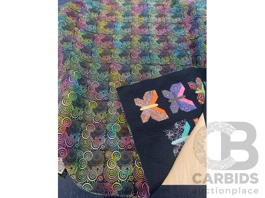 Butterfly Dreaming Quilt - 177cm X 220cm - Supporting Canberra Hospitals Foundation