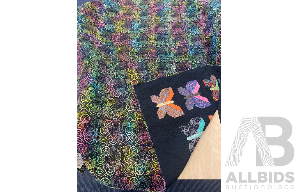 Butterfly Dreaming Quilt - 177cm X 220cm - Supporting Canberra Hospitals Foundation