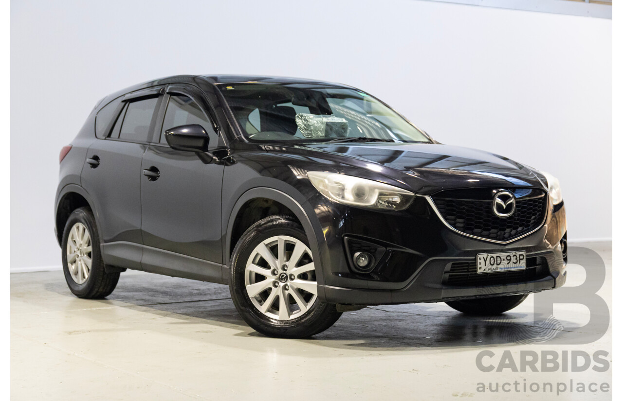 07/2013 Mazda Cx-5 Maxx Sport (4x4) MY13 4D Wagon Black Turbo Diesel 2.2L