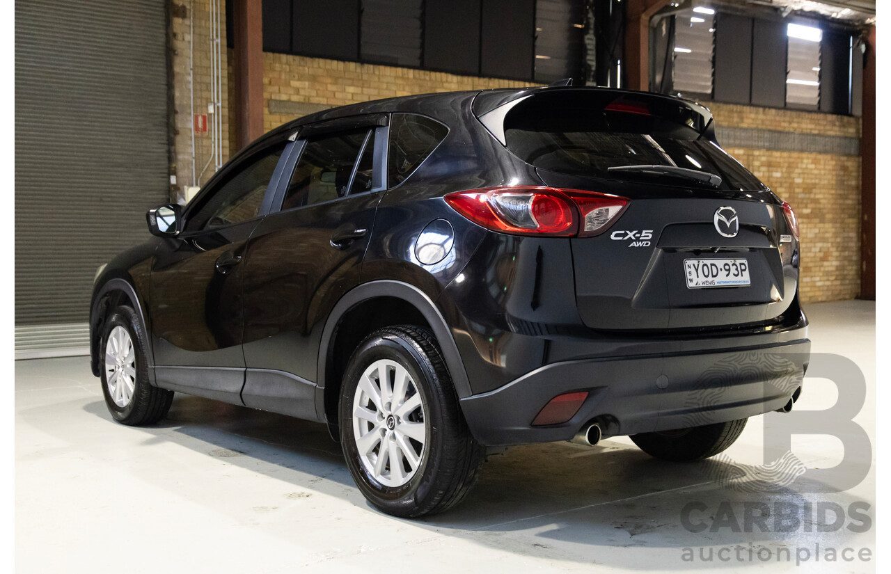07/2013 Mazda Cx-5 Maxx Sport (4x4) MY13 4D Wagon Black Turbo Diesel 2.2L