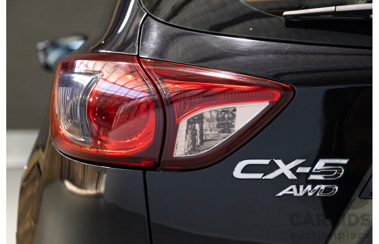 07/2013 Mazda Cx-5 Maxx Sport (4x4) MY13 4D Wagon Black Turbo Diesel 2.2L