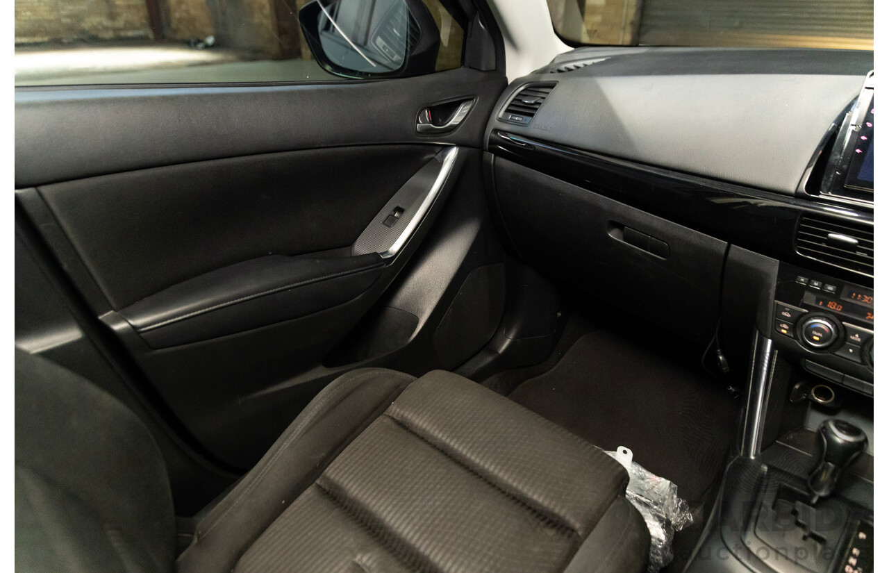 07/2013 Mazda Cx-5 Maxx Sport (4x4) MY13 4D Wagon Black Turbo Diesel 2.2L