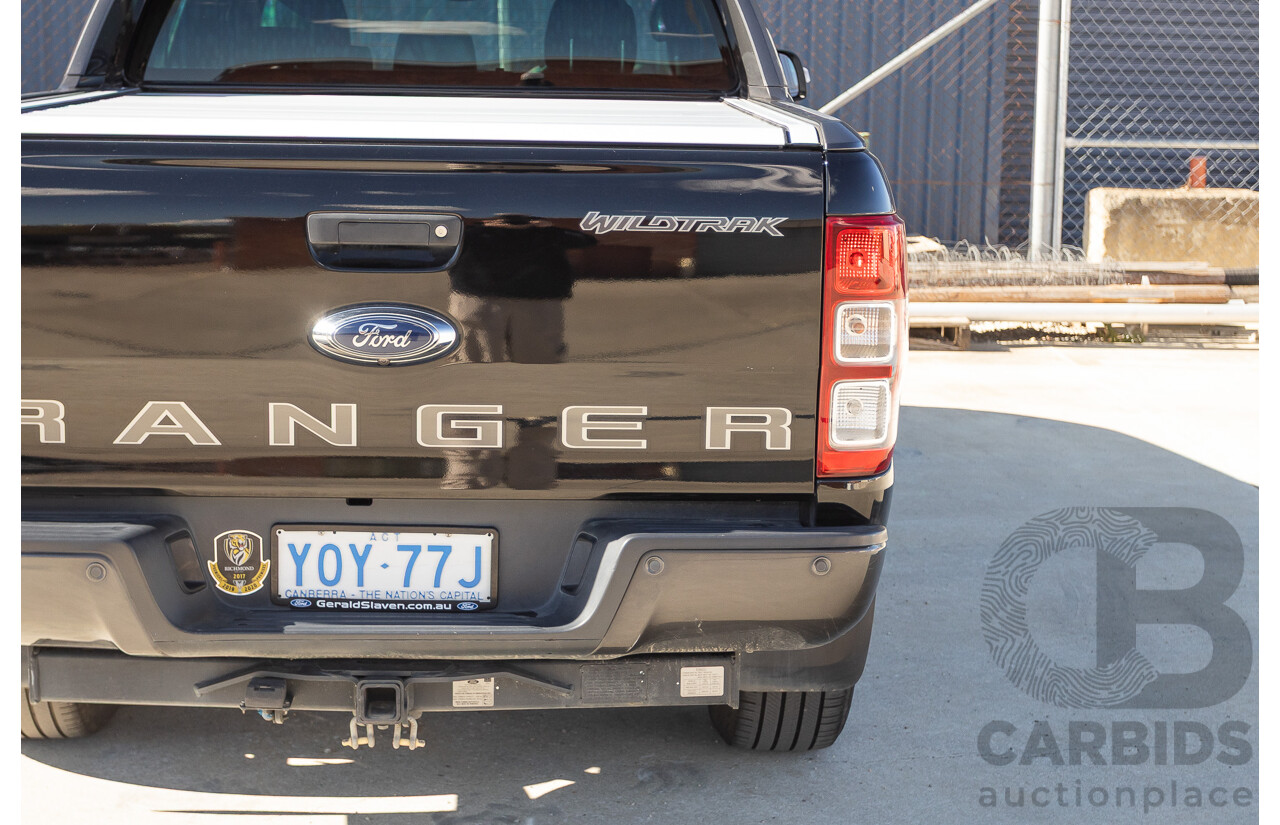 11/2020 Ford Ranger Wildtrak (4x4) PX MKIII MY20.25 Double Cab P/Up Absolute Black Turbo Diesel 2.0L