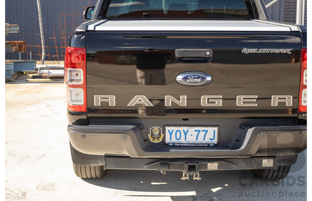 11/2020 Ford Ranger Wildtrak (4x4) PX MKIII MY20.25 Double Cab P/Up Absolute Black Turbo Diesel 2.0L