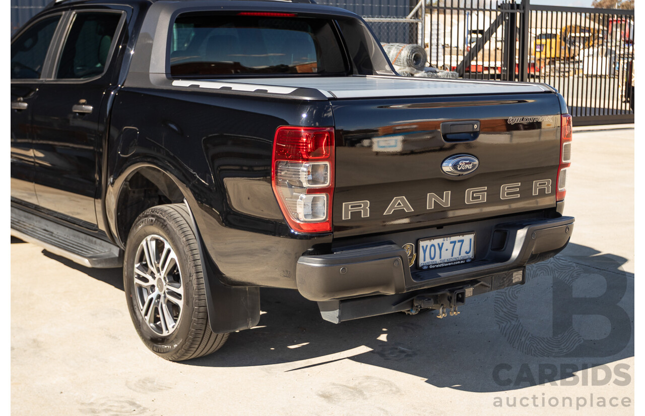 11/2020 Ford Ranger Wildtrak (4x4) PX MKIII MY20.25 Double Cab P/Up Absolute Black Turbo Diesel 2.0L