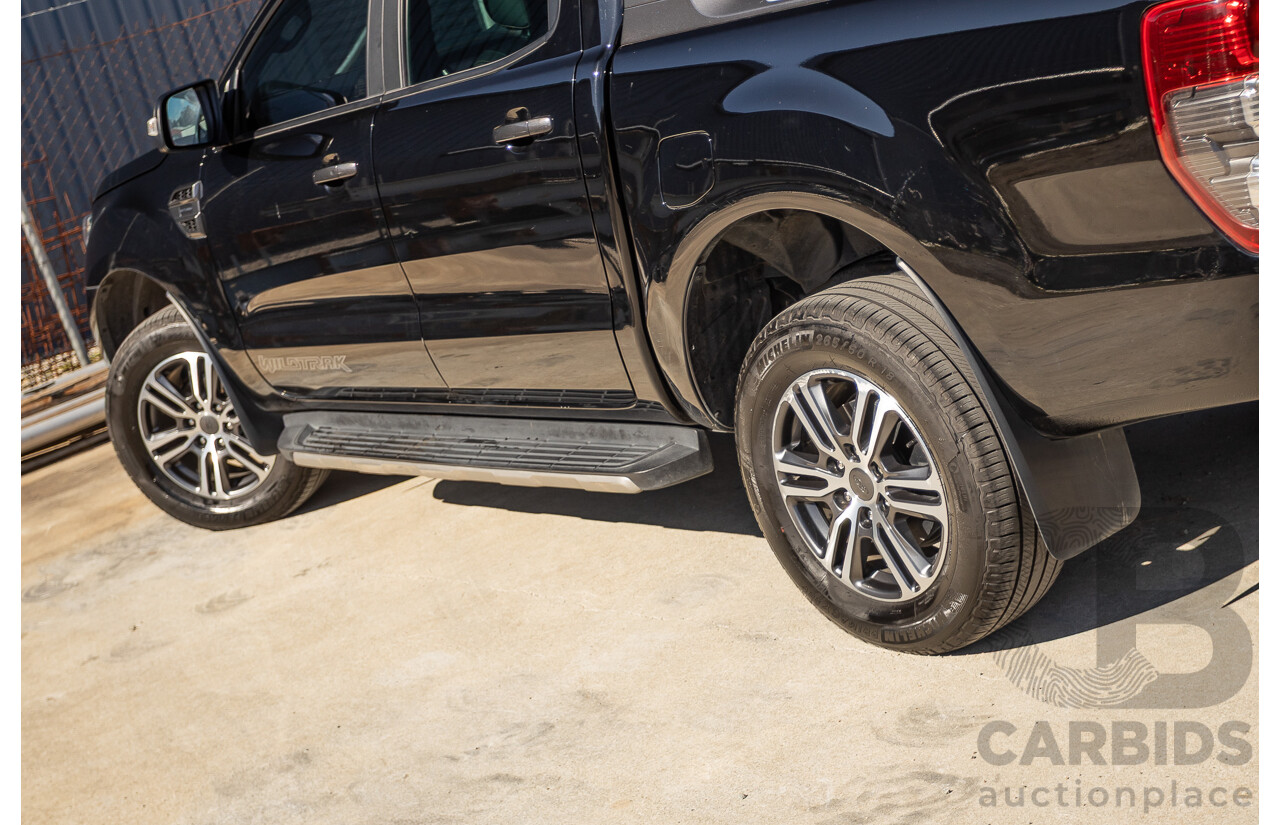 11/2020 Ford Ranger Wildtrak (4x4) PX MKIII MY20.25 Double Cab P/Up Absolute Black Turbo Diesel 2.0L