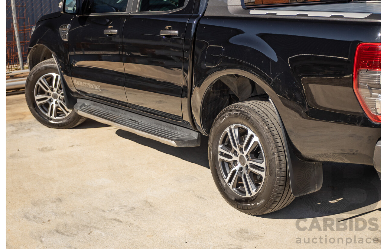 11/2020 Ford Ranger Wildtrak (4x4) PX MKIII MY20.25 Double Cab P/Up Absolute Black Turbo Diesel 2.0L