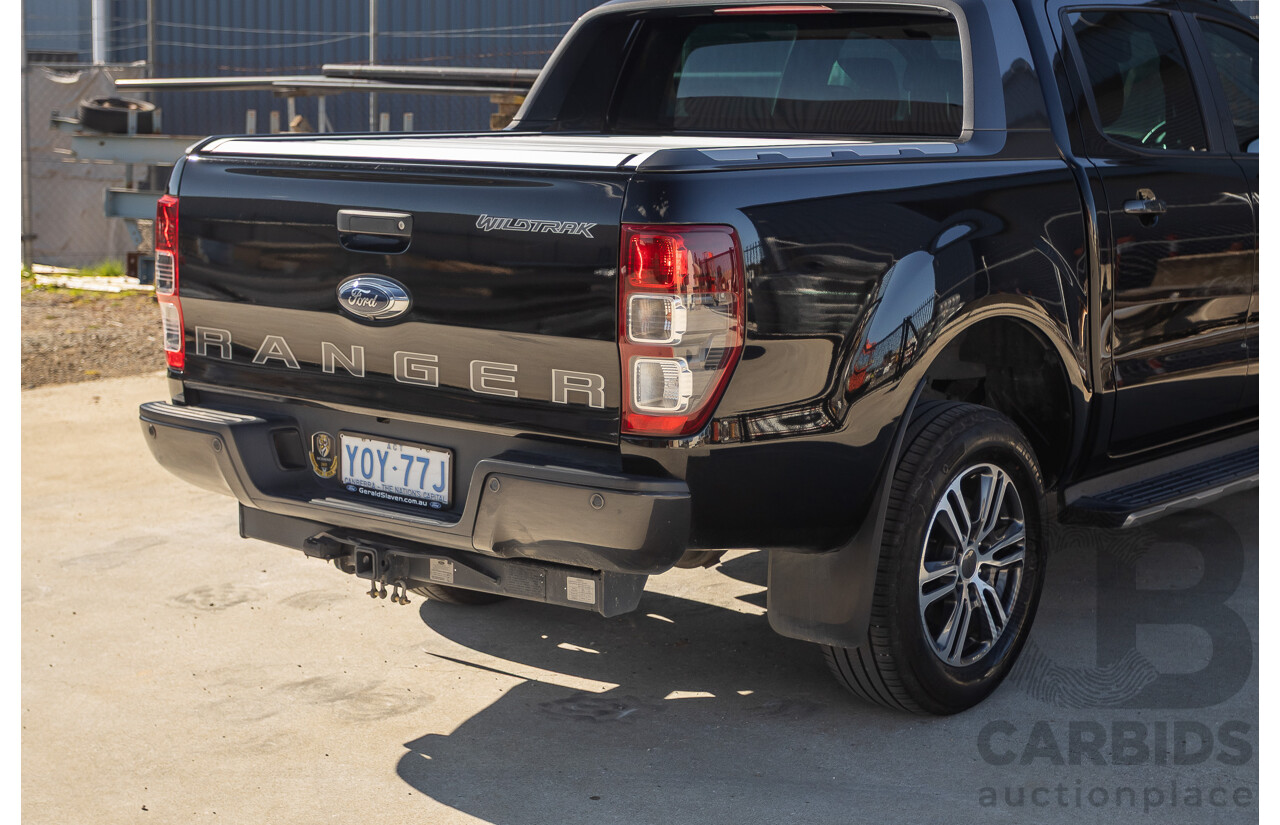 11/2020 Ford Ranger Wildtrak (4x4) PX MKIII MY20.25 Double Cab P/Up Absolute Black Turbo Diesel 2.0L