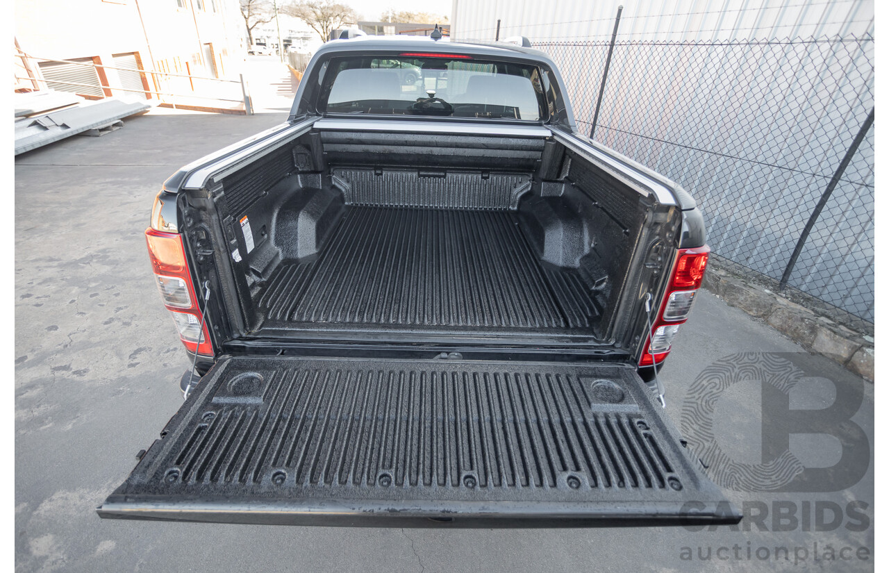 11/2020 Ford Ranger Wildtrak (4x4) PX MKIII MY20.25 Double Cab P/Up Absolute Black Turbo Diesel 2.0L