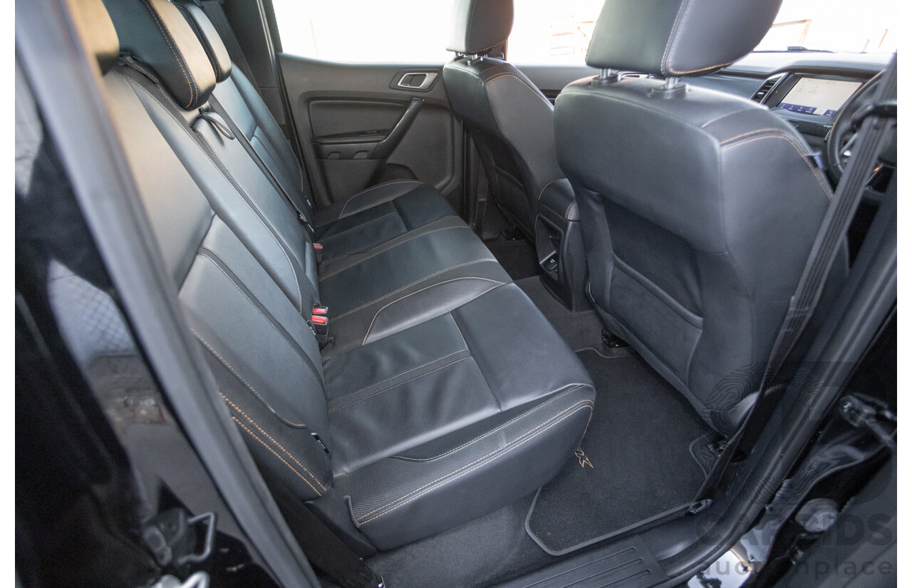 11/2020 Ford Ranger Wildtrak (4x4) PX MKIII MY20.25 Double Cab P/Up Absolute Black Turbo Diesel 2.0L