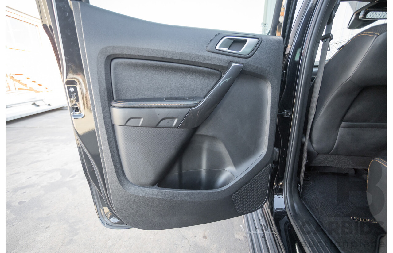 11/2020 Ford Ranger Wildtrak (4x4) PX MKIII MY20.25 Double Cab P/Up Absolute Black Turbo Diesel 2.0L