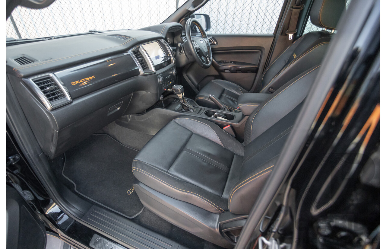 11/2020 Ford Ranger Wildtrak (4x4) PX MKIII MY20.25 Double Cab P/Up Absolute Black Turbo Diesel 2.0L