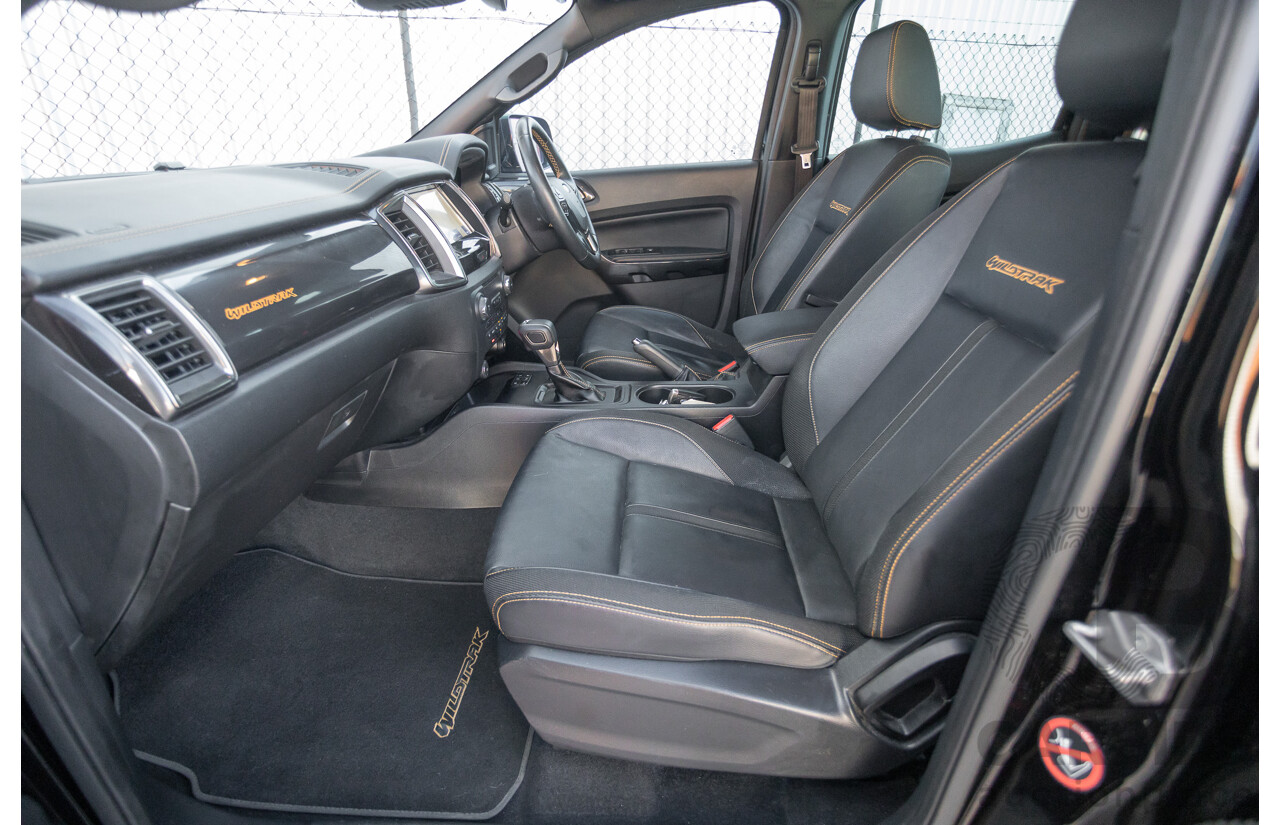 11/2020 Ford Ranger Wildtrak (4x4) PX MKIII MY20.25 Double Cab P/Up Absolute Black Turbo Diesel 2.0L