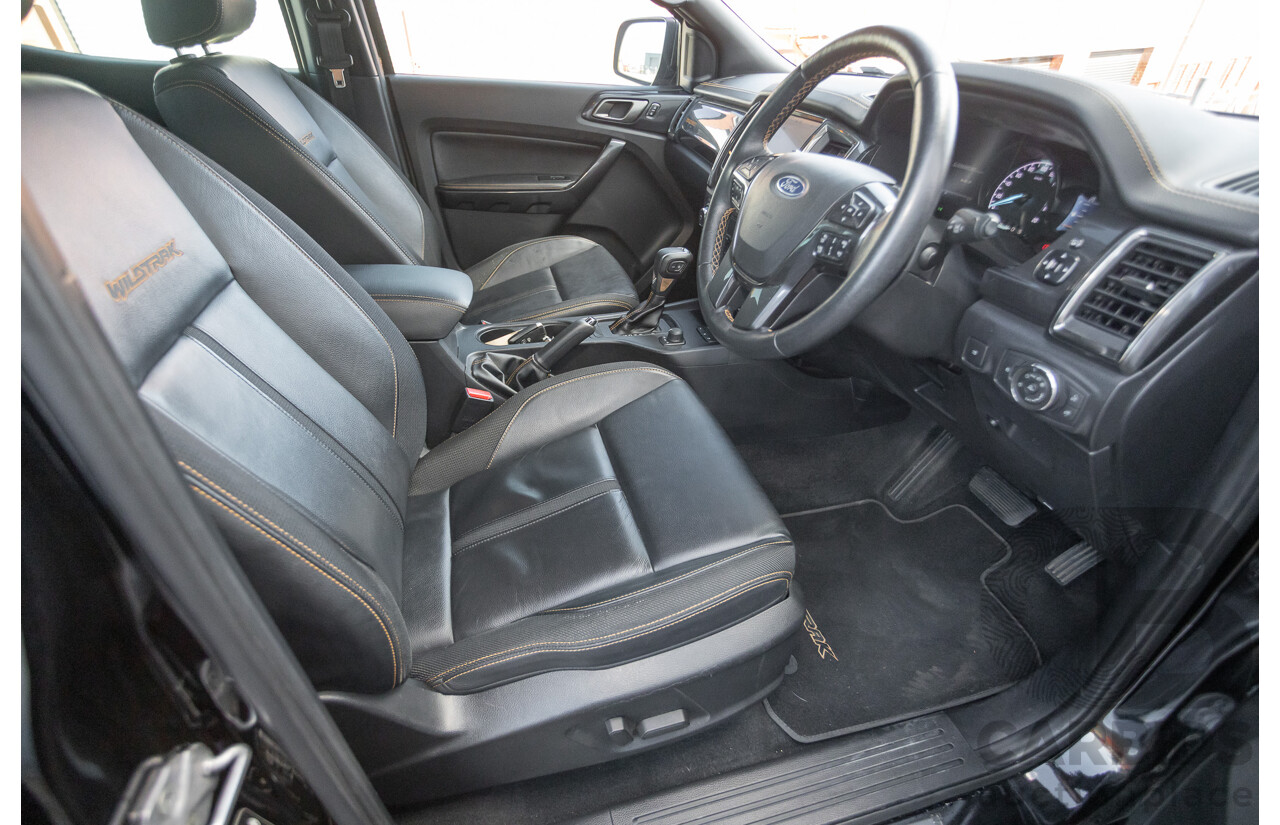 11/2020 Ford Ranger Wildtrak (4x4) PX MKIII MY20.25 Double Cab P/Up Absolute Black Turbo Diesel 2.0L