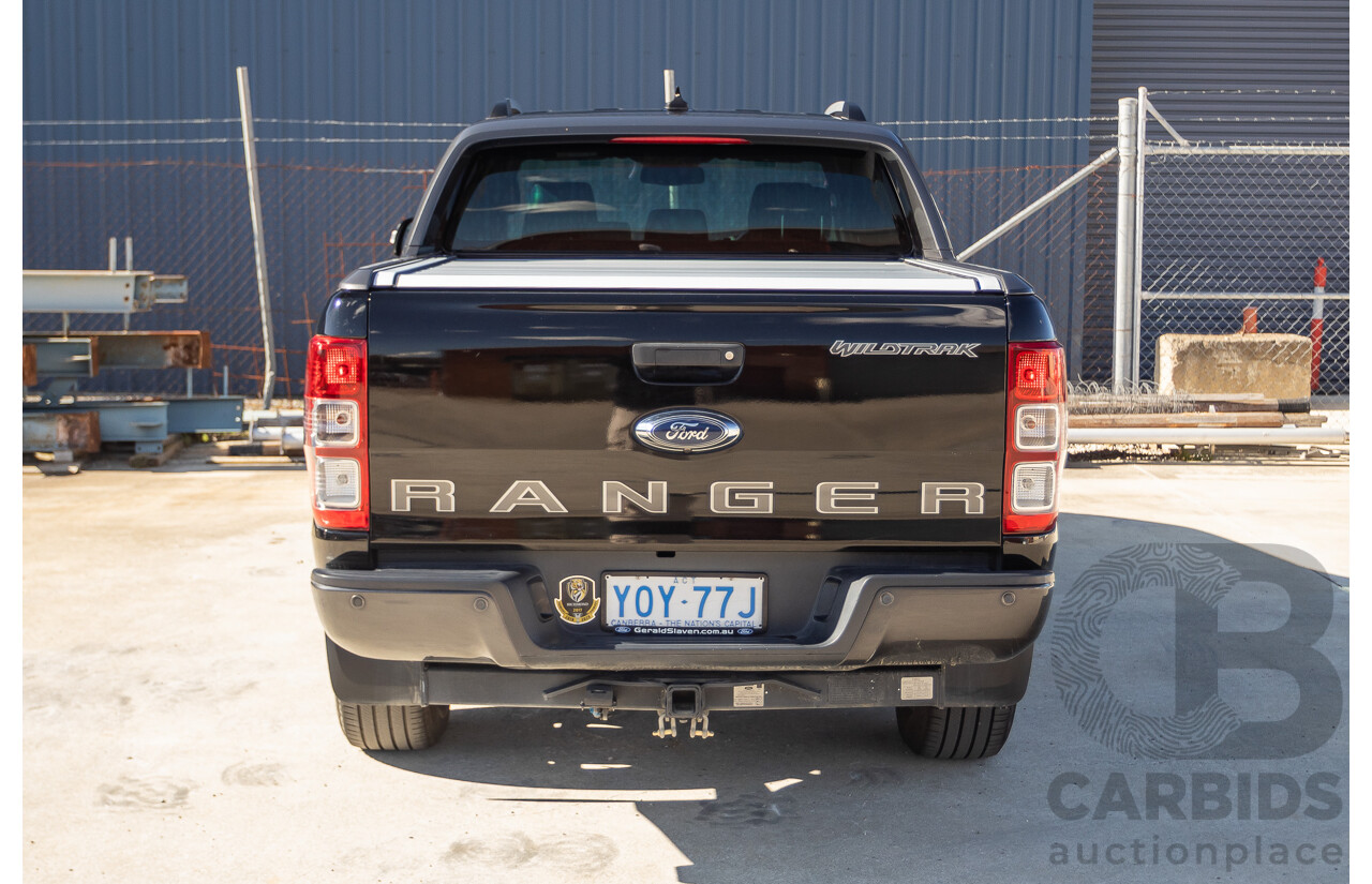 11/2020 Ford Ranger Wildtrak (4x4) PX MKIII MY20.25 Double Cab P/Up Absolute Black Turbo Diesel 2.0L