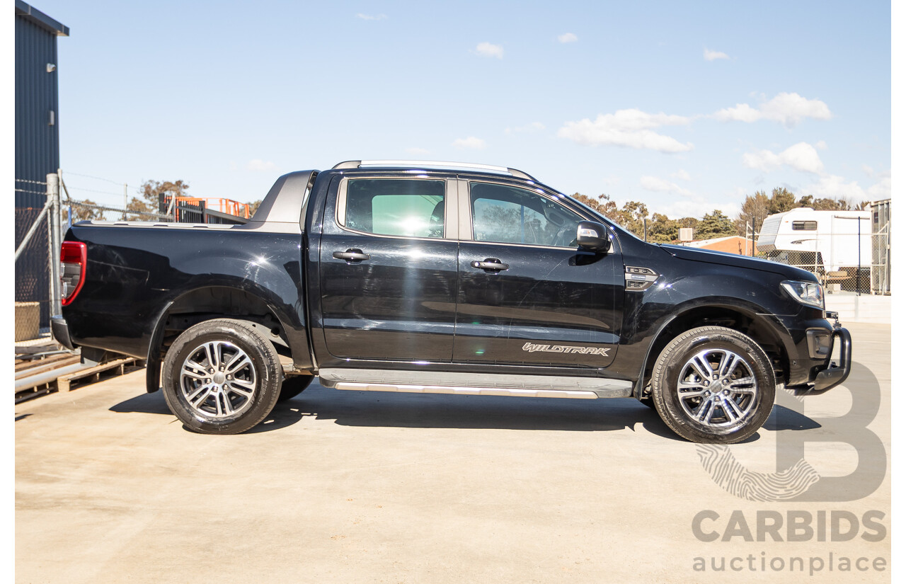 11/2020 Ford Ranger Wildtrak (4x4) PX MKIII MY20.25 Double Cab P/Up Absolute Black Turbo Diesel 2.0L