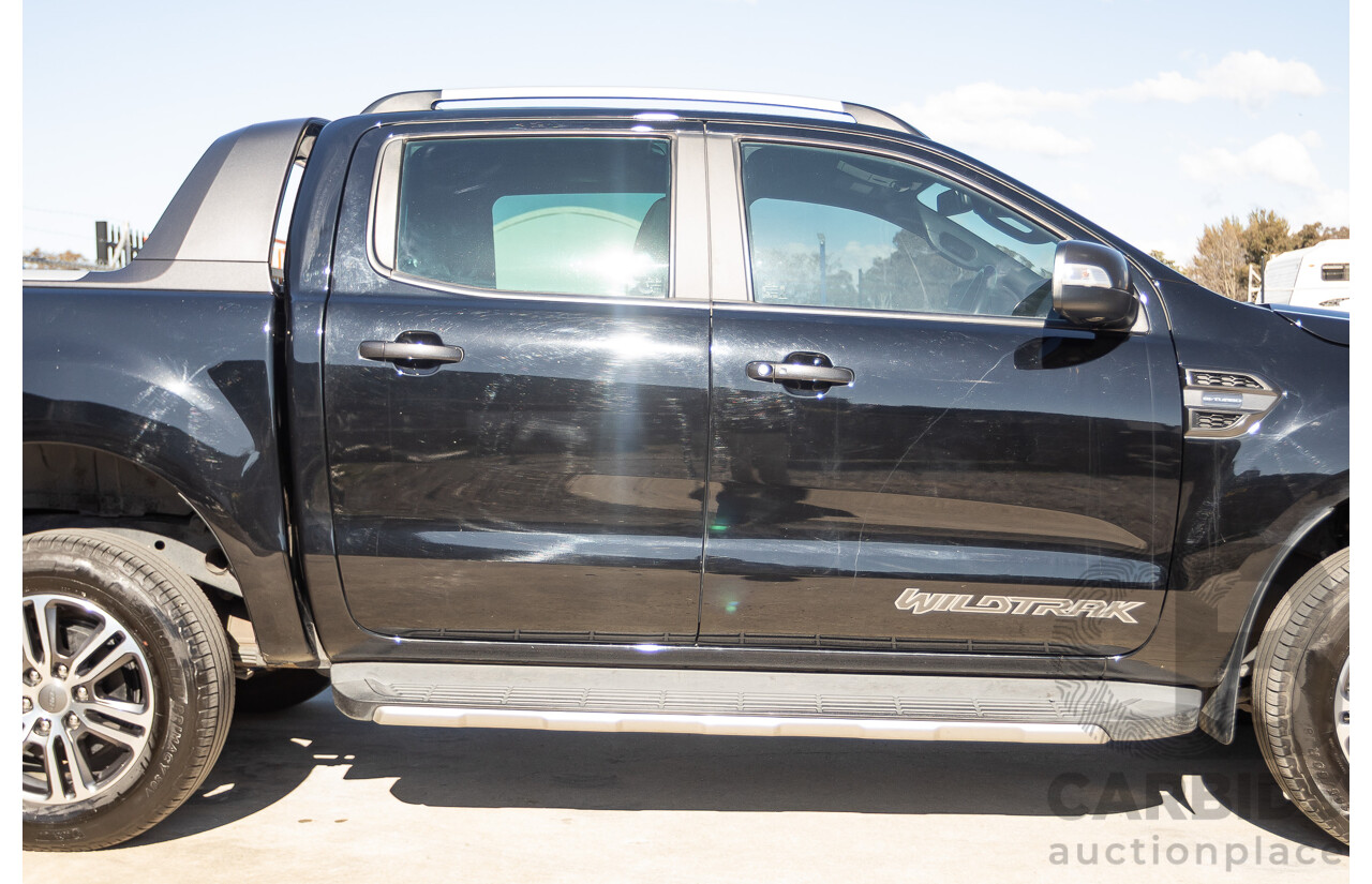 11/2020 Ford Ranger Wildtrak (4x4) PX MKIII MY20.25 Double Cab P/Up Absolute Black Turbo Diesel 2.0L