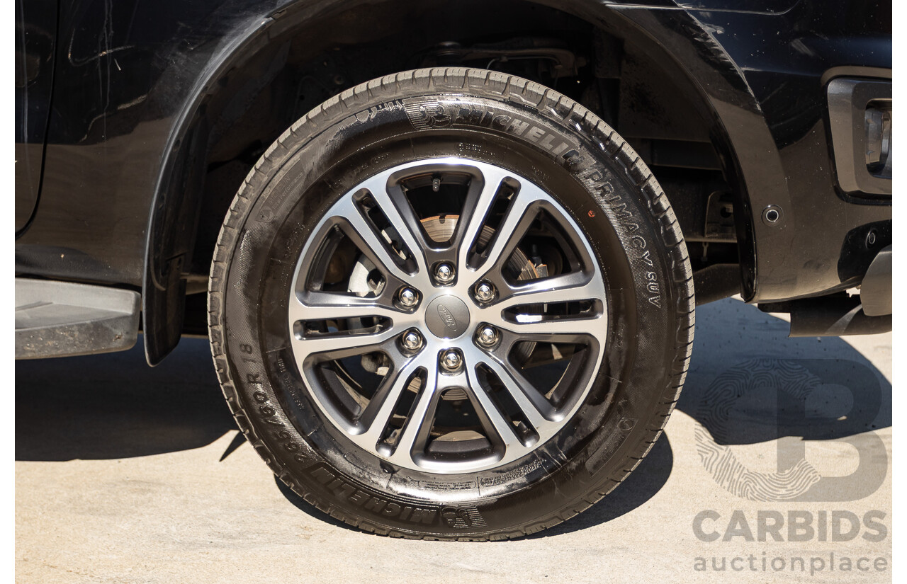 11/2020 Ford Ranger Wildtrak (4x4) PX MKIII MY20.25 Double Cab P/Up Absolute Black Turbo Diesel 2.0L