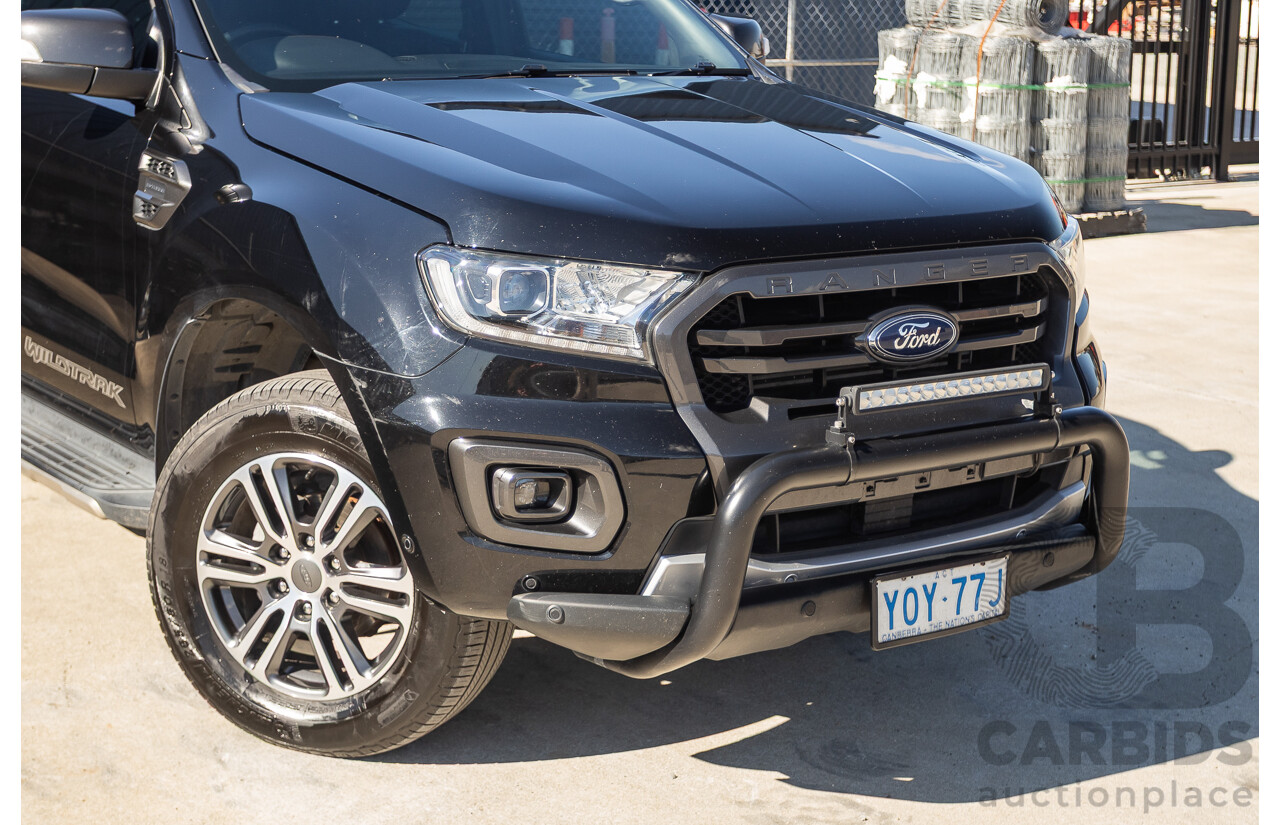 11/2020 Ford Ranger Wildtrak (4x4) PX MKIII MY20.25 Double Cab P/Up Absolute Black Turbo Diesel 2.0L