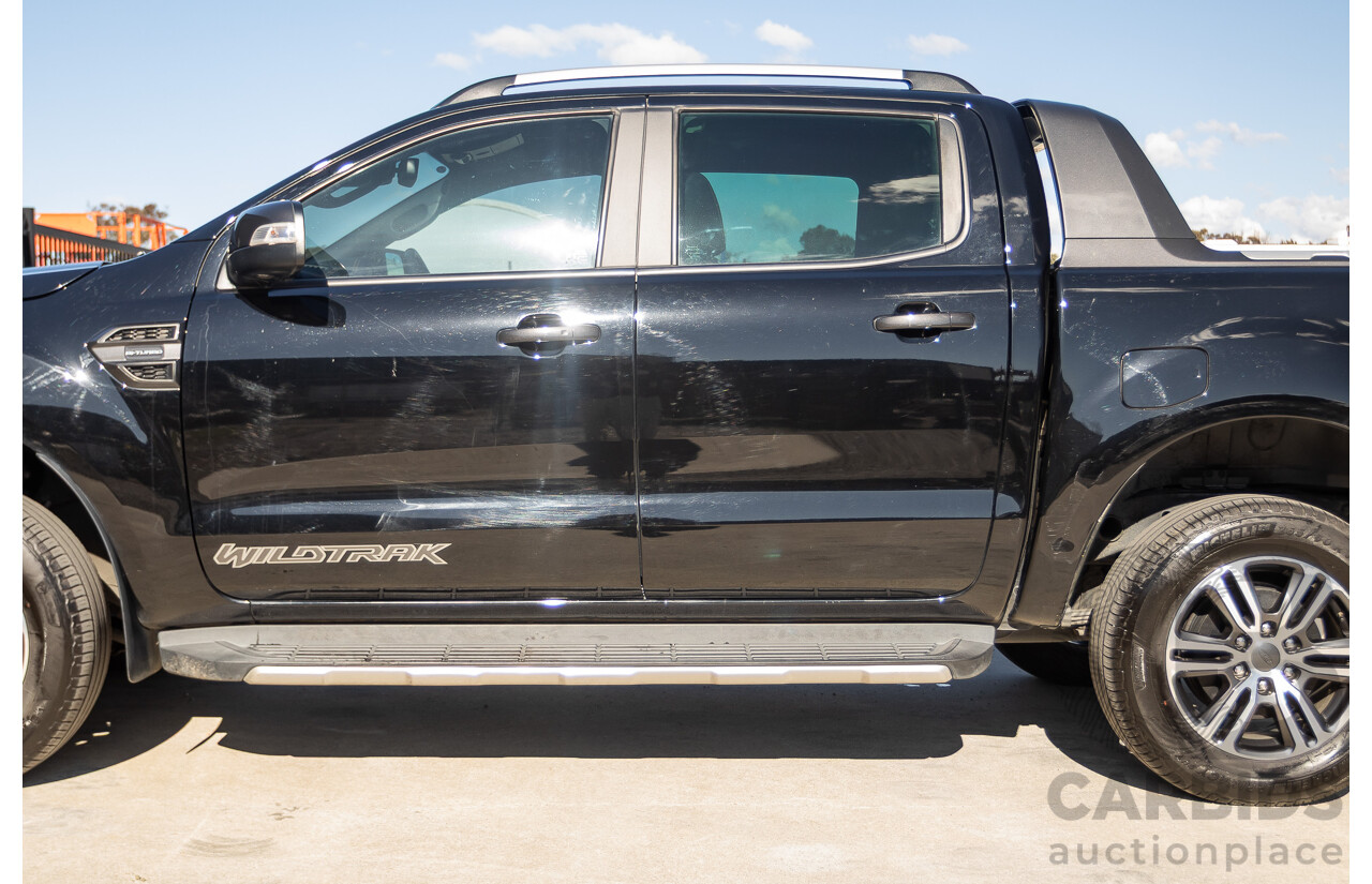 11/2020 Ford Ranger Wildtrak (4x4) PX MKIII MY20.25 Double Cab P/Up Absolute Black Turbo Diesel 2.0L