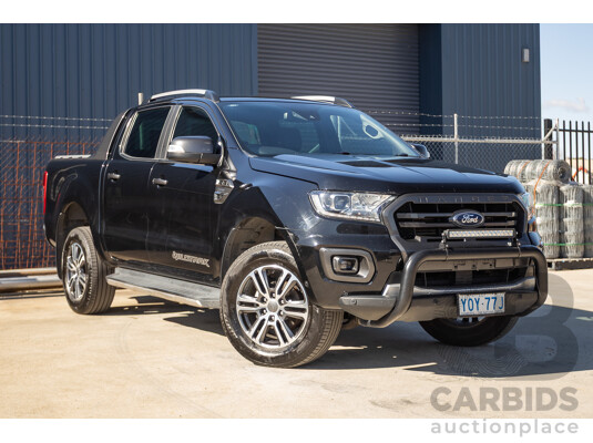 11/2020 Ford Ranger Wildtrak (4x4) PX MKIII MY20.25 Double Cab P/Up Absolute Black Turbo Diesel 2.0L