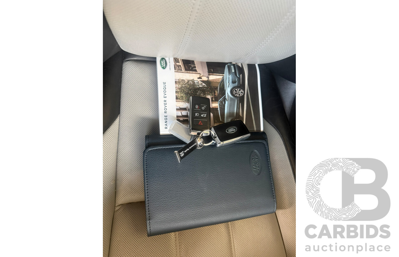 12/2019 Land Rover Range Rover Evoque D180 First Edition (AWD) L551 MY20 4d Wagon White Turbo Diesel 2.0L