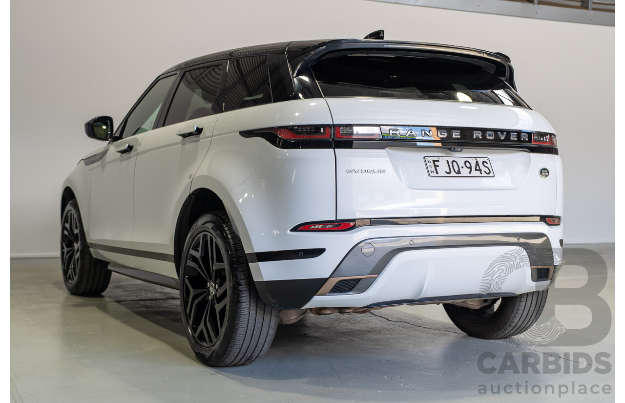 12/2019 Land Rover Range Rover Evoque D180 First Edition (AWD) L551 MY20 4d Wagon White Turbo Diesel 2.0L