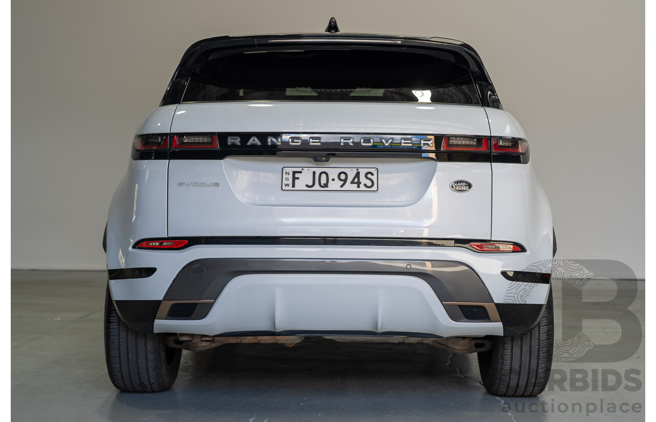 12/2019 Land Rover Range Rover Evoque D180 First Edition (AWD) L551 MY20 4d Wagon White Turbo Diesel 2.0L