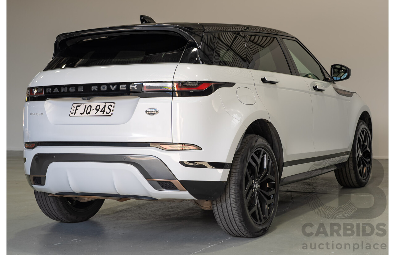 12/2019 Land Rover Range Rover Evoque D180 First Edition (AWD) L551 MY20 4d Wagon White Turbo Diesel 2.0L