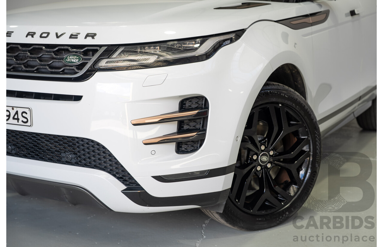 12/2019 Land Rover Range Rover Evoque D180 First Edition (AWD) L551 MY20 4d Wagon White Turbo Diesel 2.0L